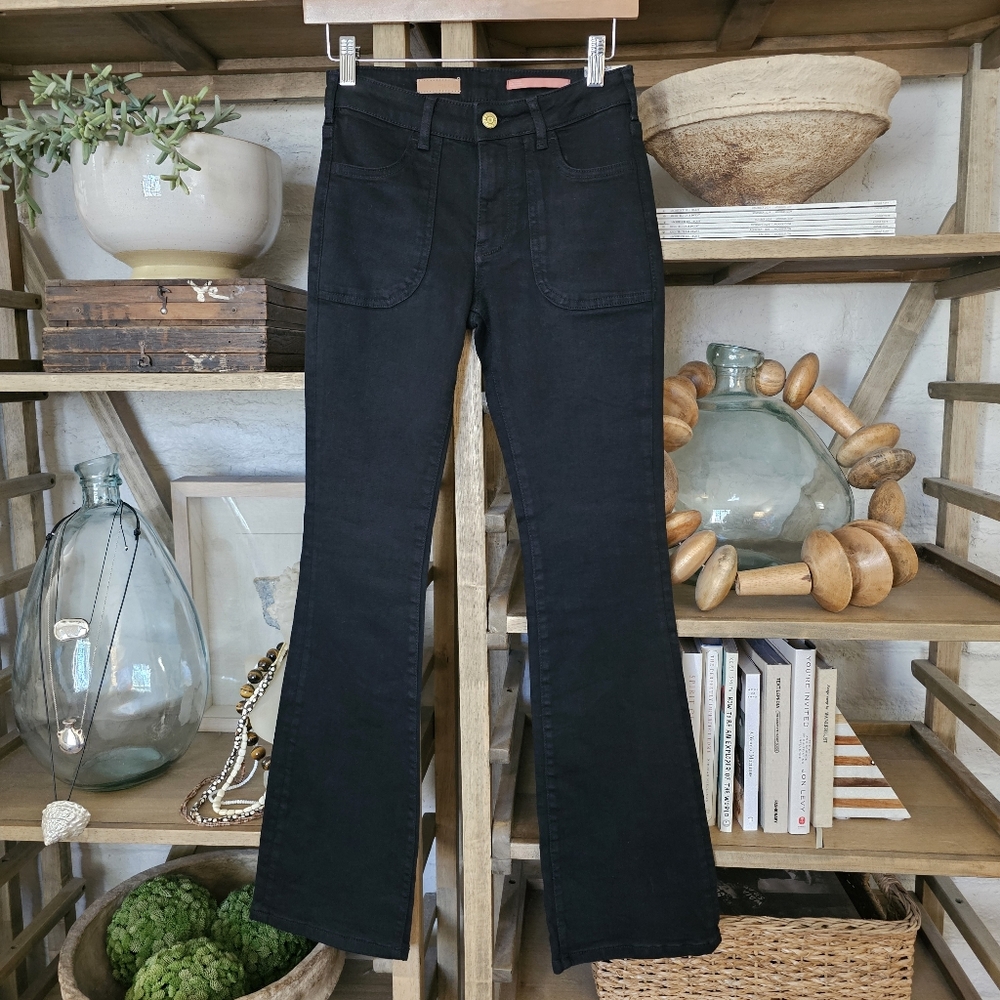 Anthropologie Pilcro The Icon Flare Jeans Size 25 – Black – New With Tags